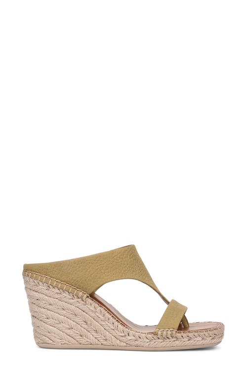 Franco Sarto Farren Espadrille Platform Wedge Sandal In Green