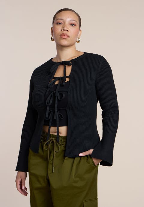 Tie Front Cardigan