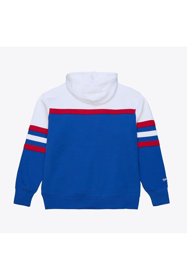 Men's Royal Mitchell & Ness  Buffalo Bills Head Coach Hoodie, Alternate, color, Royal