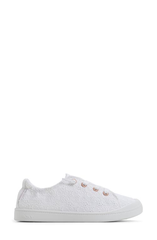 Roxy Bayshore Plus Sneaker In Open White