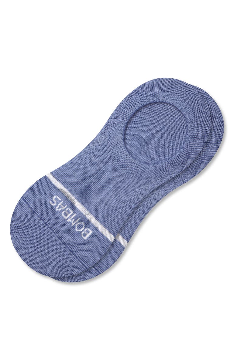 Bombas Merino Wool Blend No-Show Socks, Main, color, Blue Smoke
