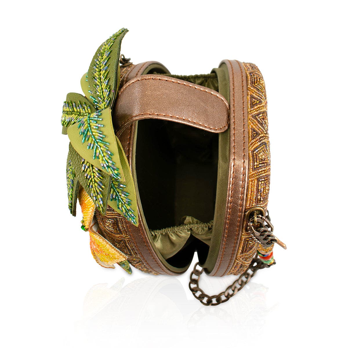 Mary Frances Accessories Tiki Couture Crossbody Handbag, Alternate, color, Multi