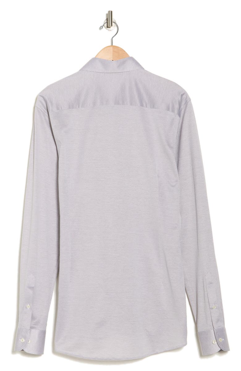 Eton King Contemporary Fit Stripe Cotton Dress Shirt, Alternate, color, 