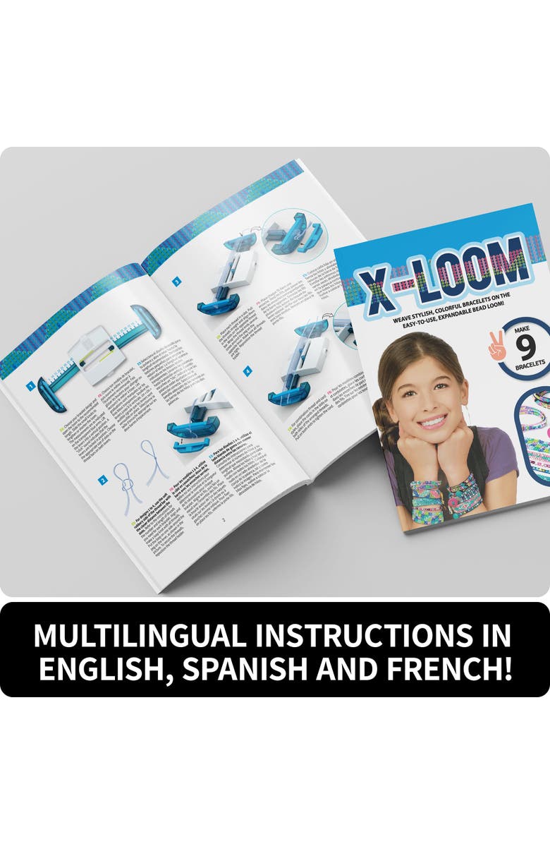 Style Me Up Kids Diy Bracelet Weaving, Alternate, color, Multicolored