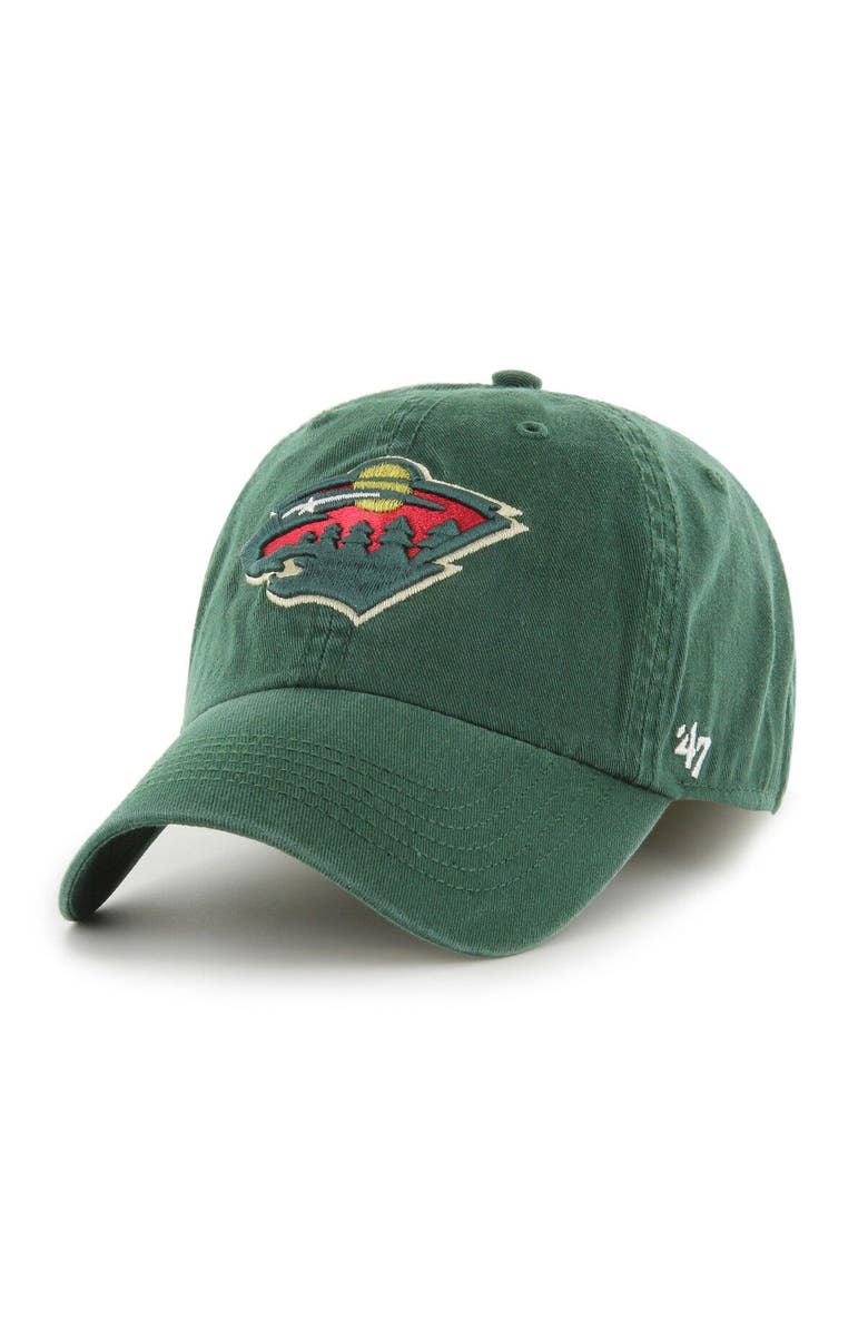 '47 Men's '47 Green Minnesota Wild Classic Franchise Fitted Hat, Main, color, 