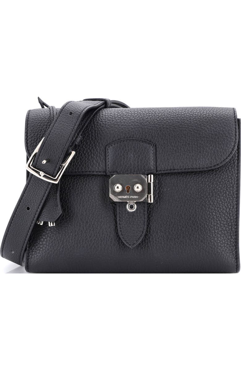 Pre-Owned Hermes Sac a Depeches Messenger Bag Togo 21, Main, color, Plomb