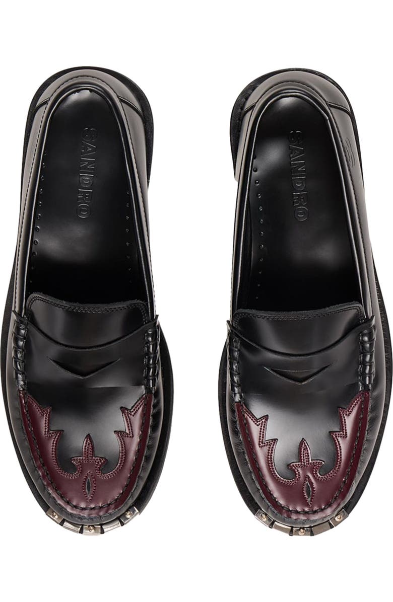 SANDRO Western loafers, Alternate, color,