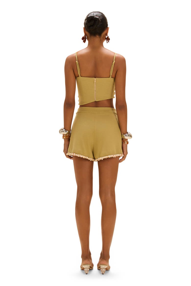 Jade Knit Short, Alternate, color, GREEN