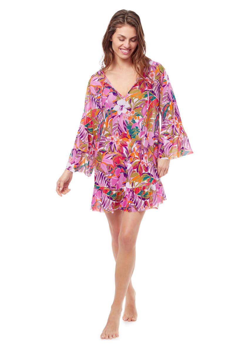 Tropikaia Cover-up Dress, Alternate, color, MULTI