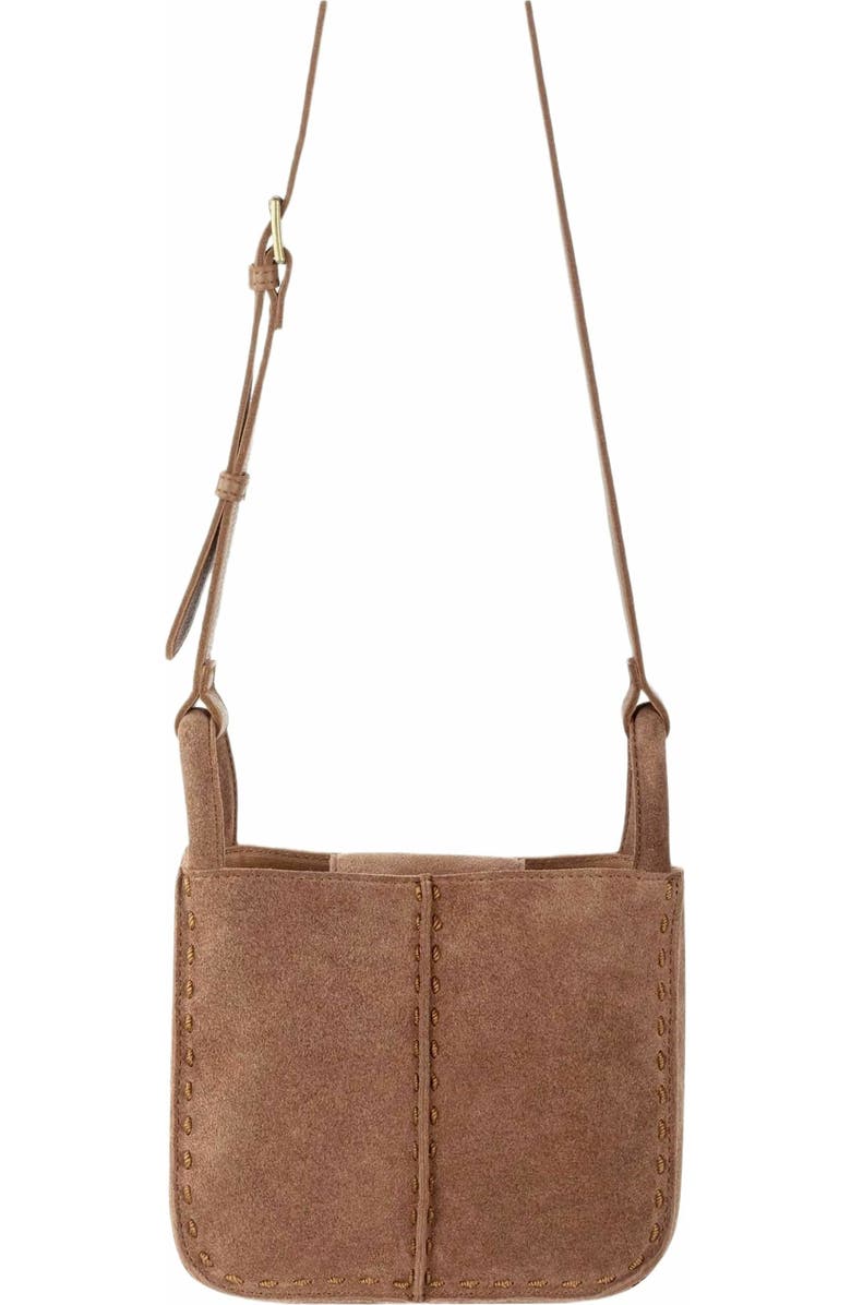 The Sak Los Feliz Small Crossbody Bag, Alternate, color, Tobacco Suede