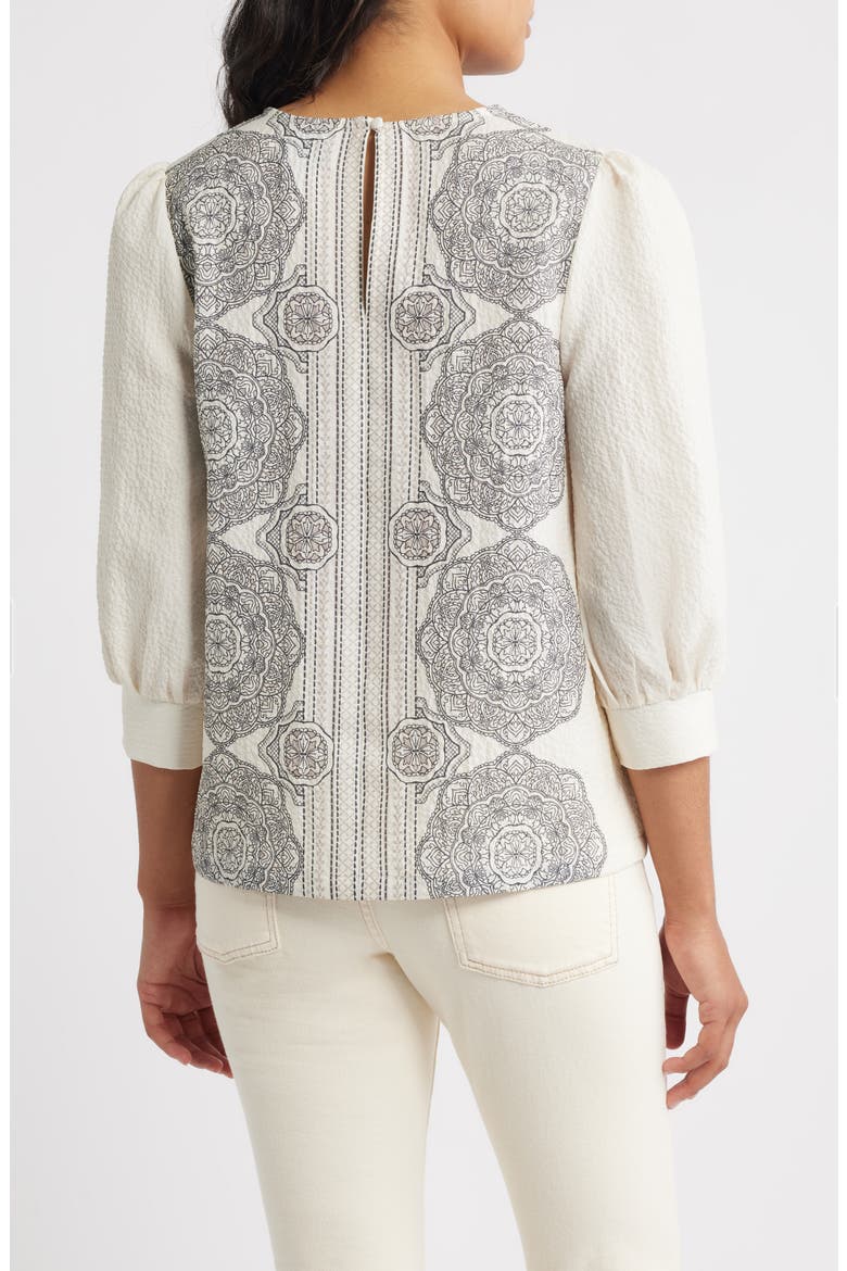 Bobeau Border Print Top (Women) | Nordstromrack