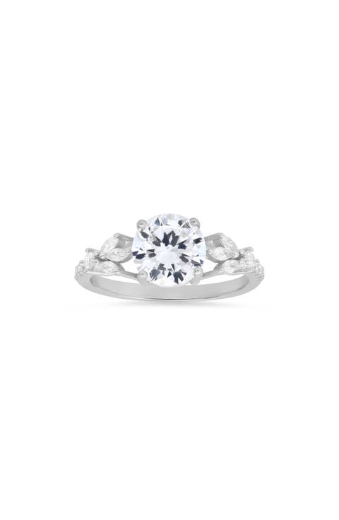 Sterling Silver Cubic Zirconia Ring