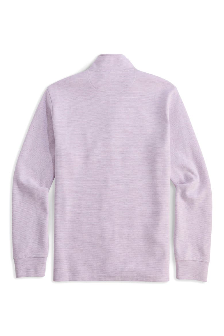 Saltwater Stripe Quarter Zip Pullover, Alternate, color, LAVENDER SKY