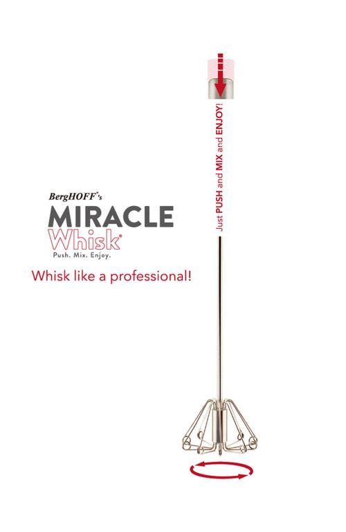 Berghoff Essentials 2-pc. Stainless Steel Miracle Whisk Set In Red