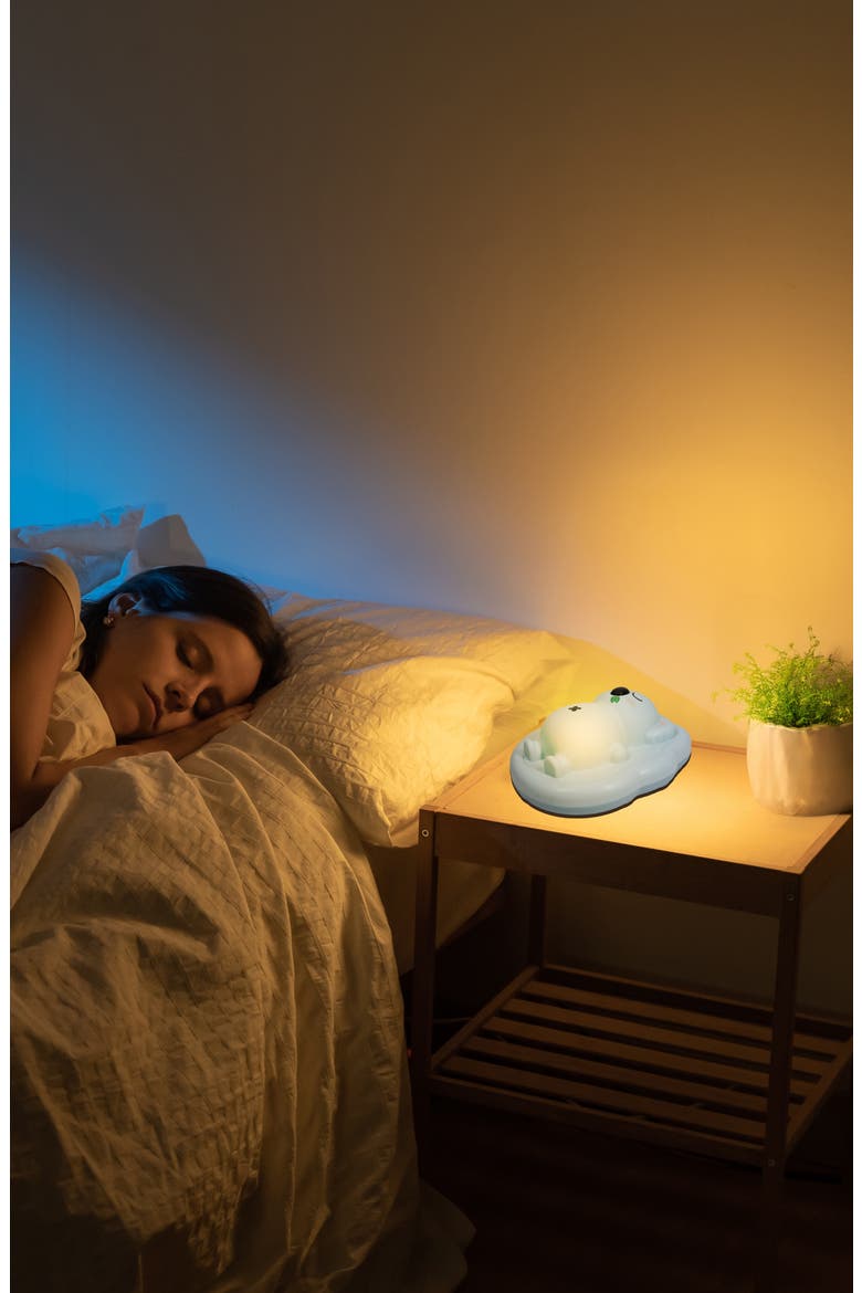 Snoring Squishy Night Light, Alternate, color, GRAY