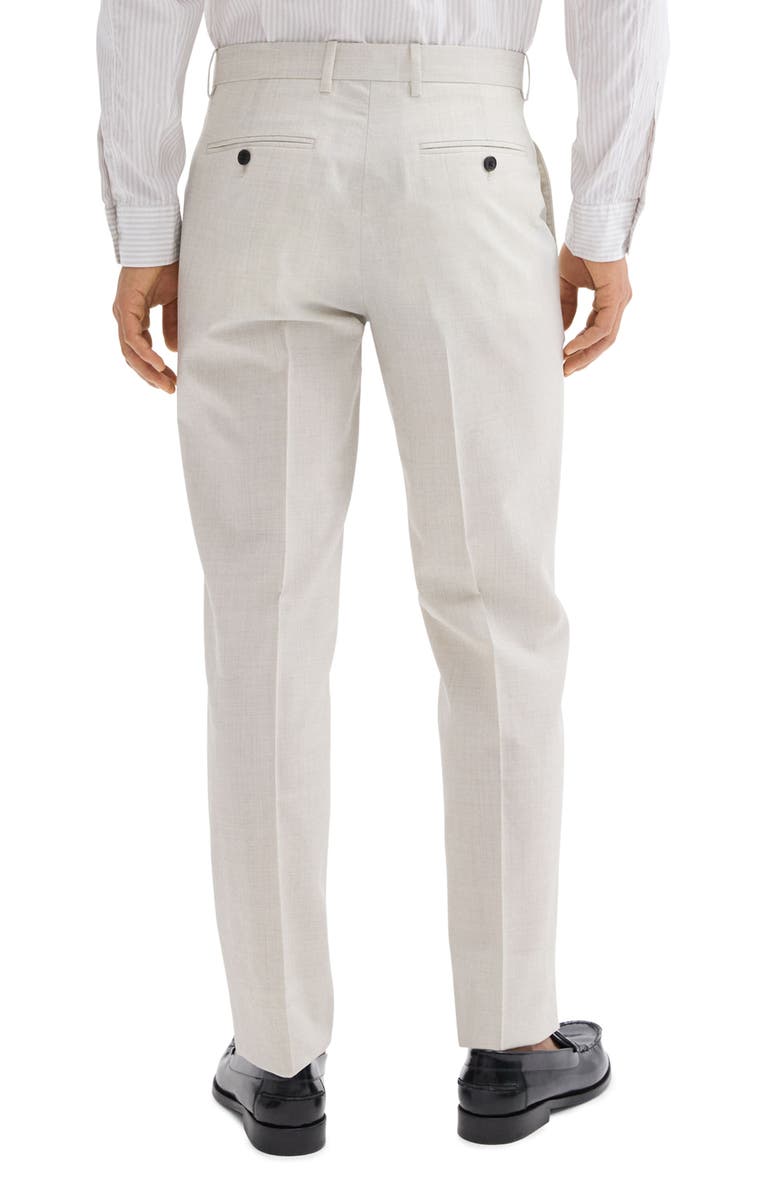 Theory Mayer Soft Tailored Straight Leg Dress Pants, Alternate, color, Fog