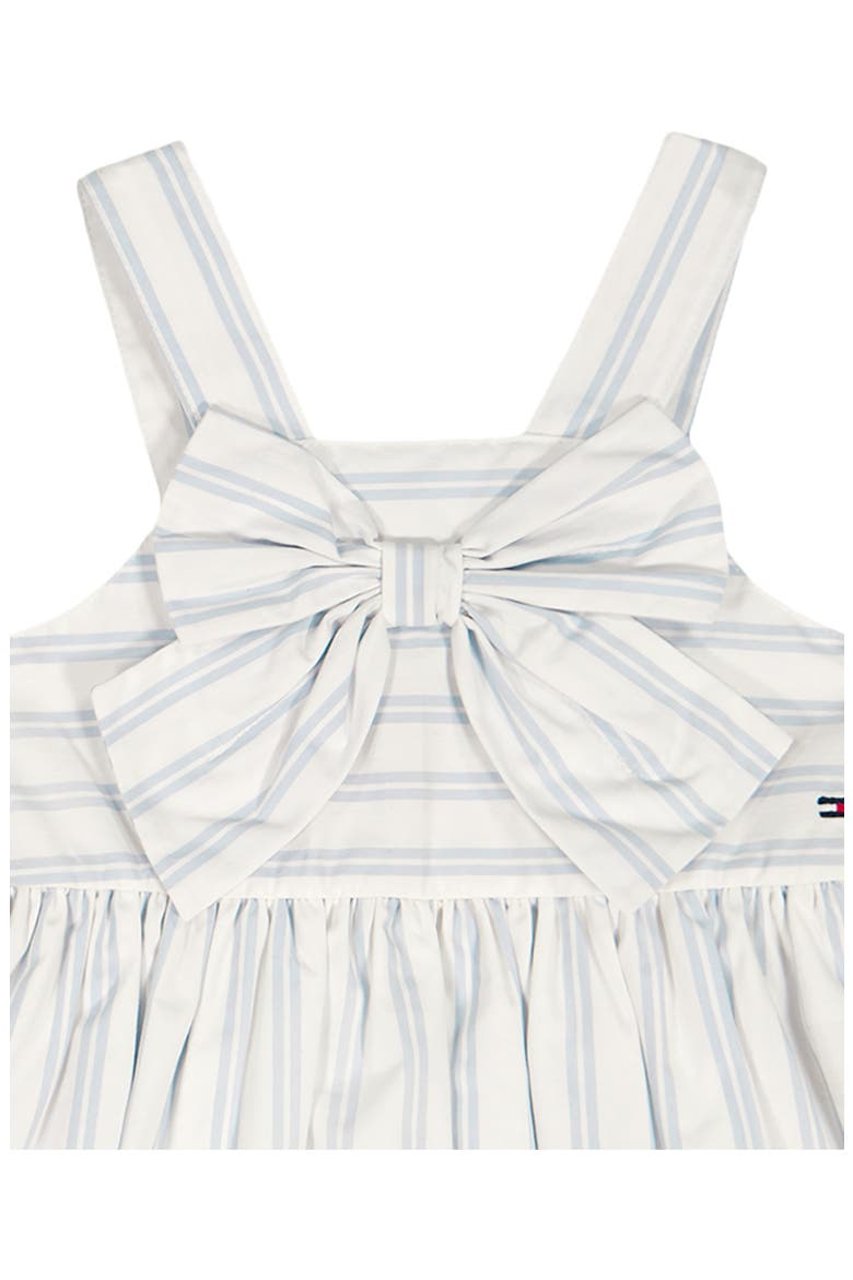 Stripe Romper & Headband Set, Alternate, color, WHITE MULTI