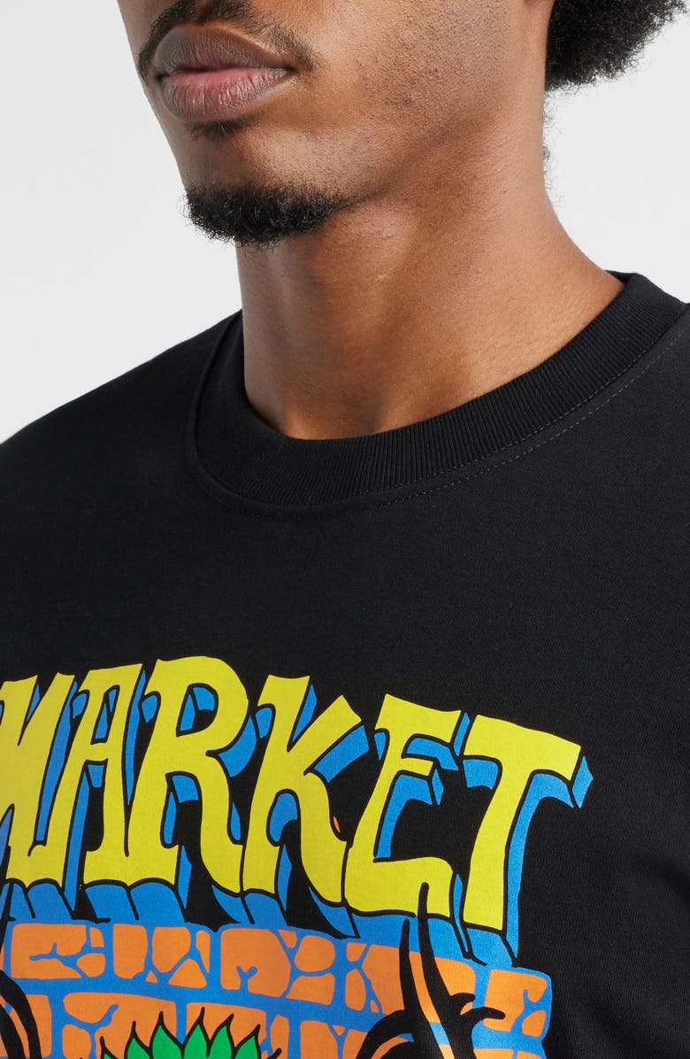 MARKET Rhythm Graphic T-Shirt, Alternate, color, Jet-Black