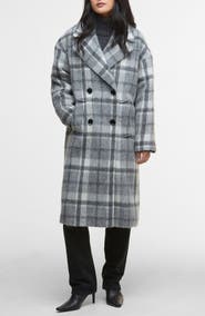 Barbour Fenella Tartan Double Breasted Long Coat