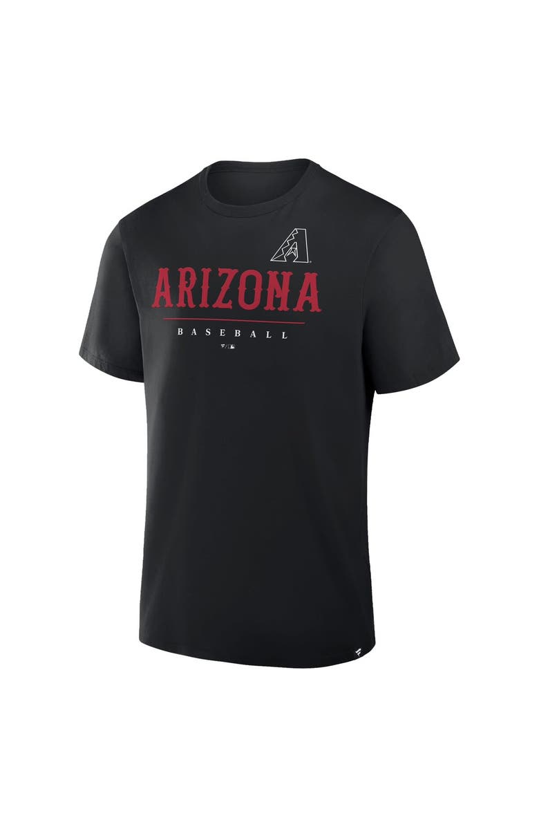 FANATICS Men's Fanatics Black Arizona Diamondbacks Color Pop Legacy Clubhouse T-Shirt, Alternate, color, Black