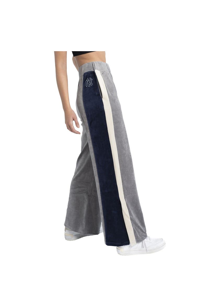 Women's Lusso Gray New York Yankees Nova Pants, Main, color, Gray