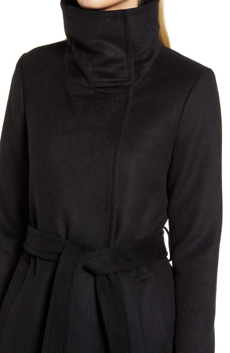 Kenneth Cole New York Belted Wool Blend Coat, Alternate, color,
