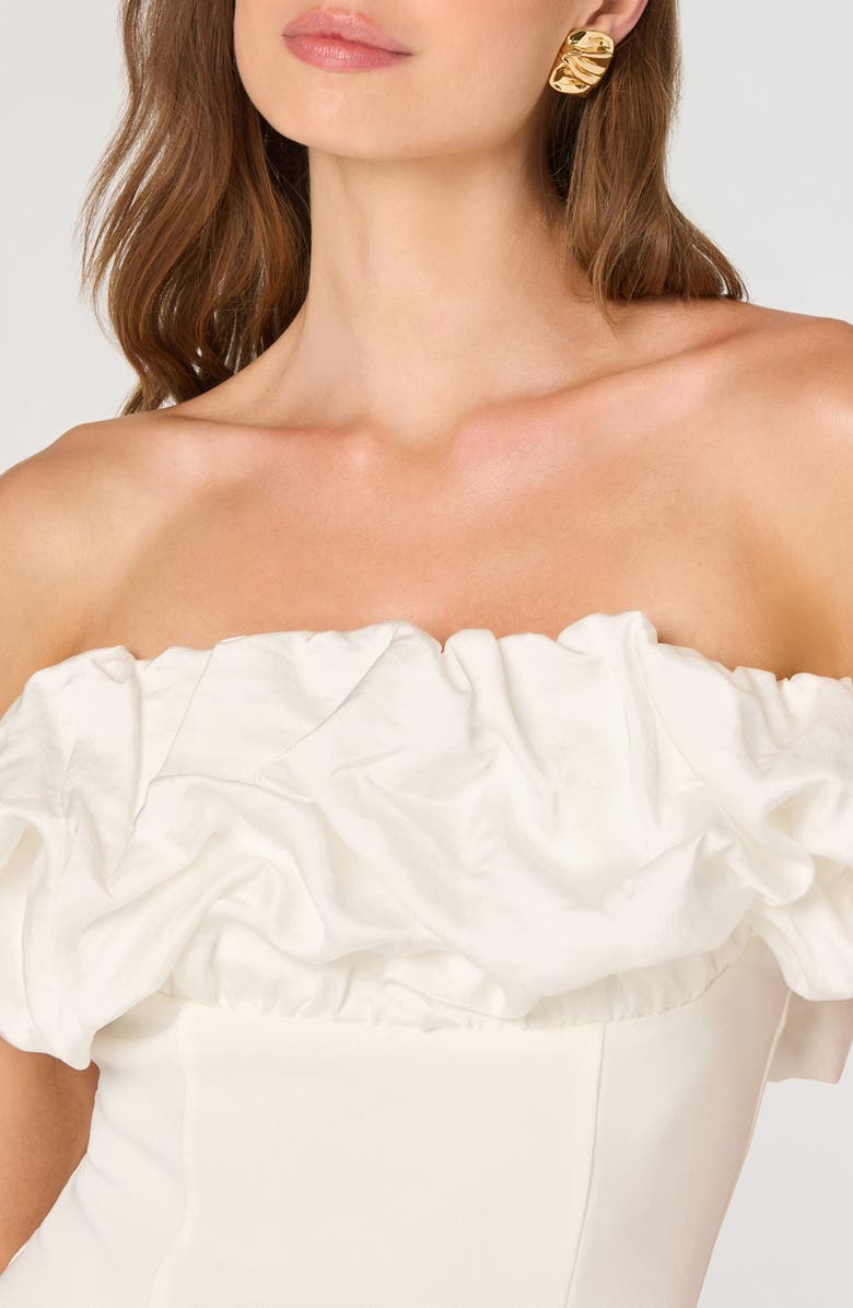 ASTR the Label Off-the-Shoulder Minidress, Alternate, color, White