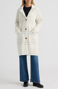 NVLT Eyelash Plaid Coatigan