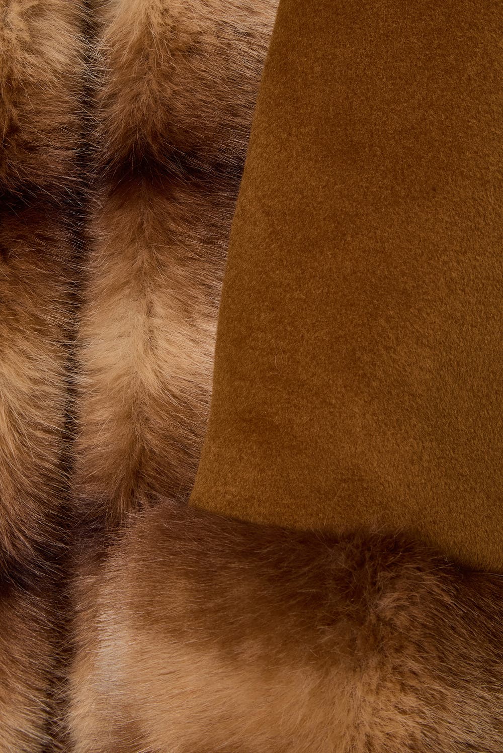 Anouk Yve Faux Fur Wool Coat - image 4