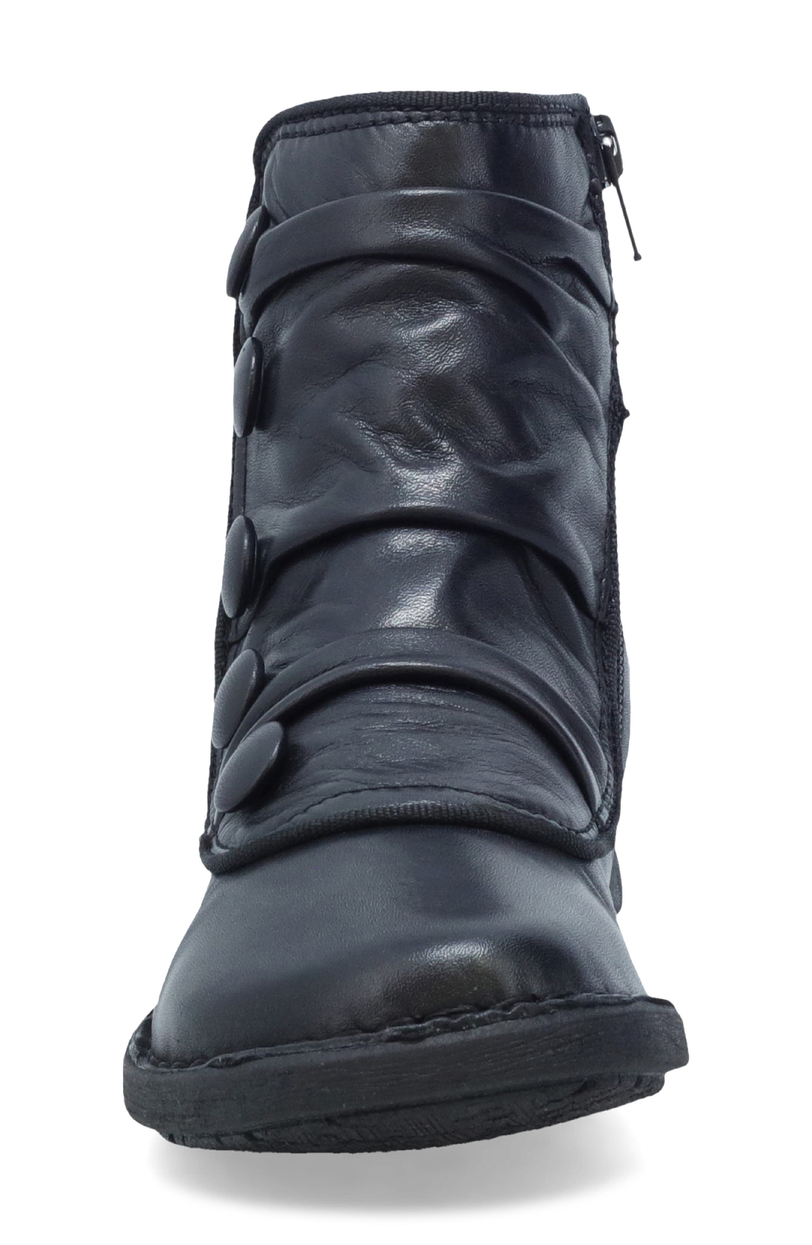 Miz Mooz Pumpkin Bootie, Alternate, color, Black