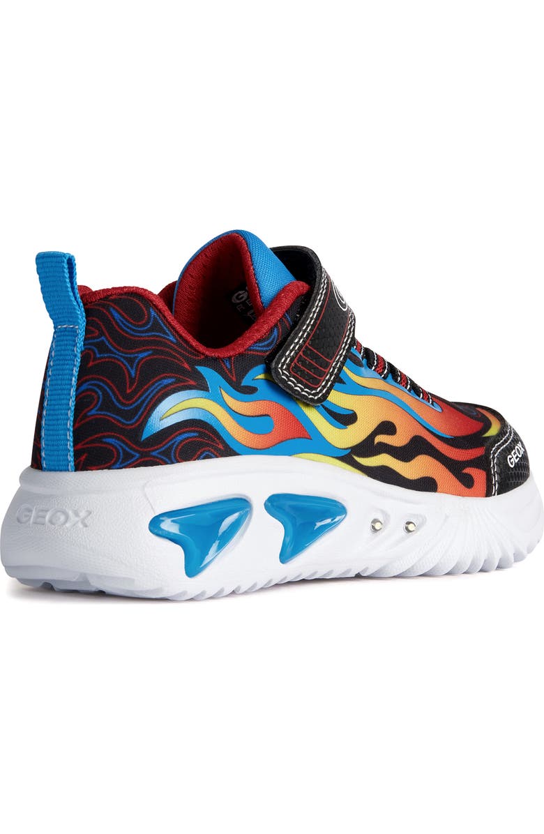Geox Kids' Assister Light Up Sneaker, Alternate, color,