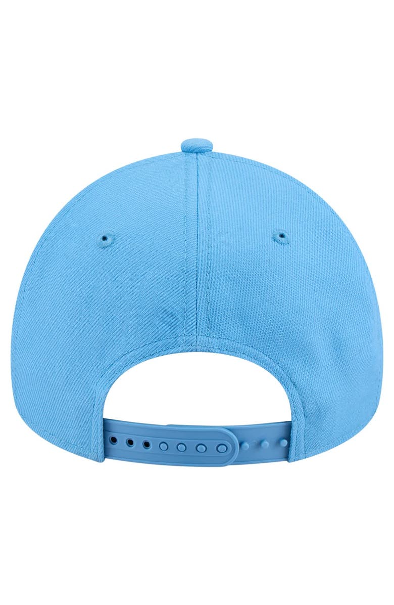 New Era Men's New Era  Sky Blue Chicago Sky Core Logo A-Frame 9FORTY Adjustable Hat, Alternate, color, Light Blue