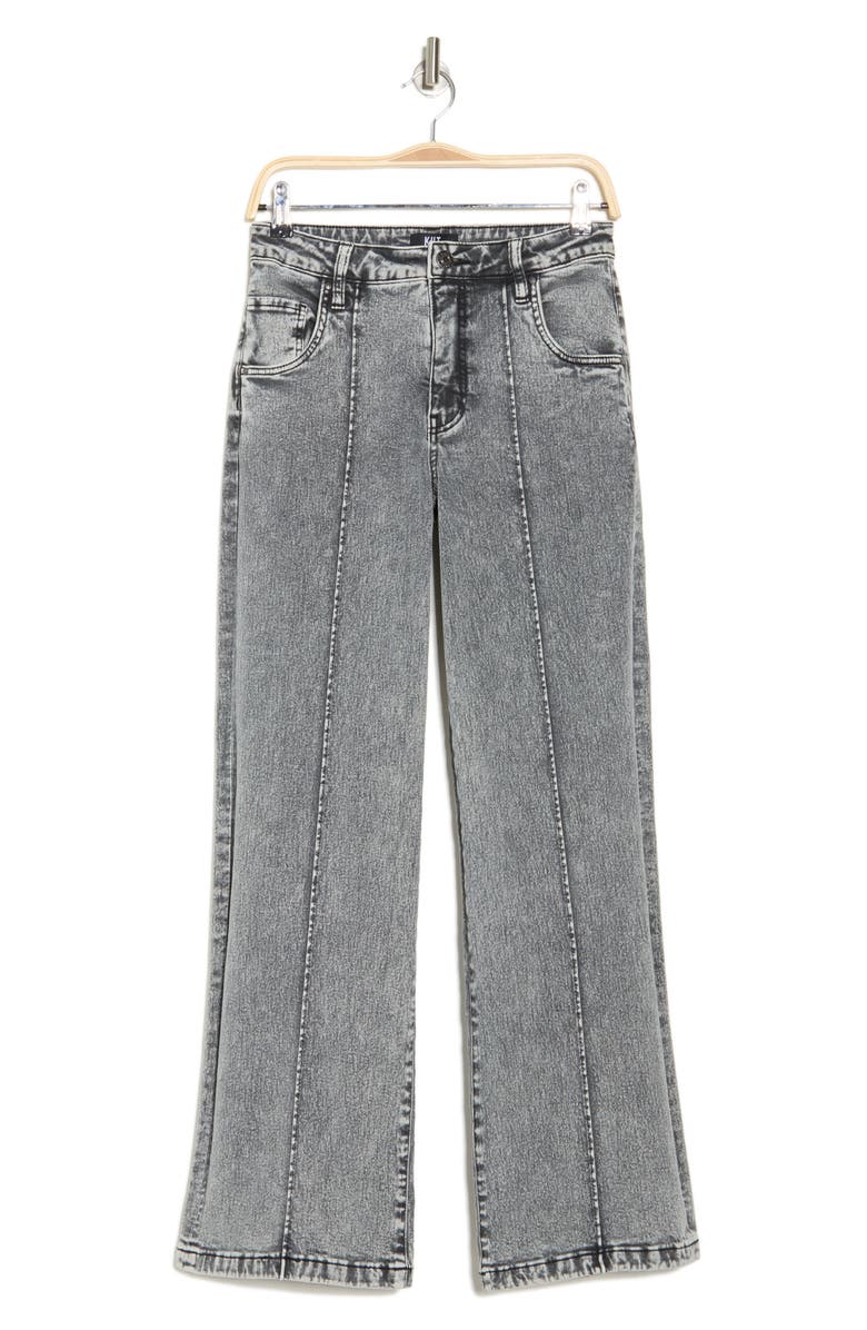 KUT from the Kloth Jodi High Rise Wide Leg Jeans, Alternate, color, Grey Wash