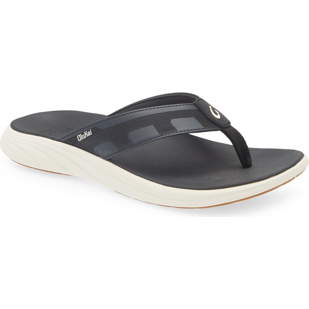 Olukai Malana Flip Flop In Black