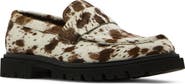 Steve Madden Harvest Genuine Calf Hair Penny Loafer