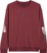 SANTO STUDIO Tempo Rose Comfort Performance Graphic Sweatshirt