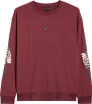 SANTO STUDIO Tempo Rose Comfort Performance Graphic Sweatshirt