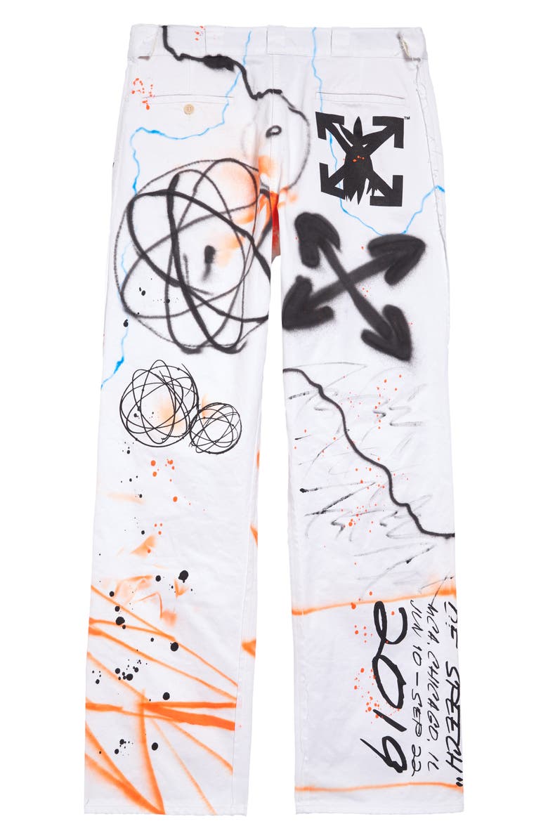 Off-White Futura Rainbow Carpenter Pants, Alternate, color,