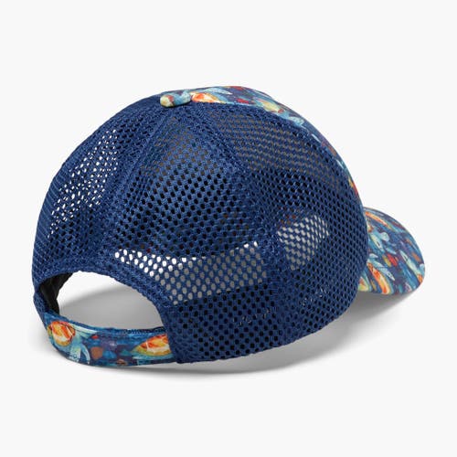 Turtle Fur Kids Quest Trucker Hat In Blue