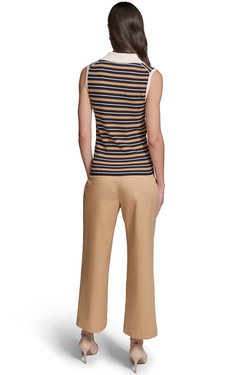 KARL LAGERFELD PARIS Stripe Rib Vest, Alternate, color,