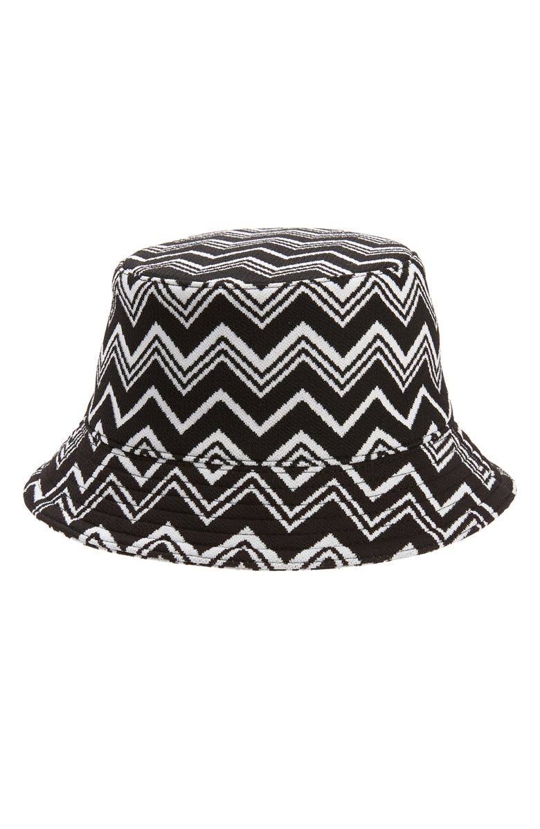 Missoni Zigzag Bucket Hat, Main, color, 