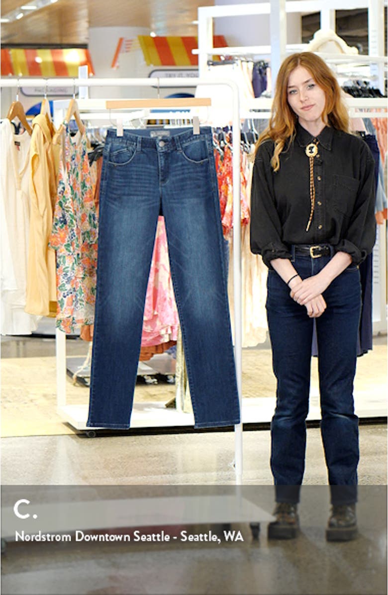 'Ab'Solution Straight Leg Jeans, sales video thumbnail