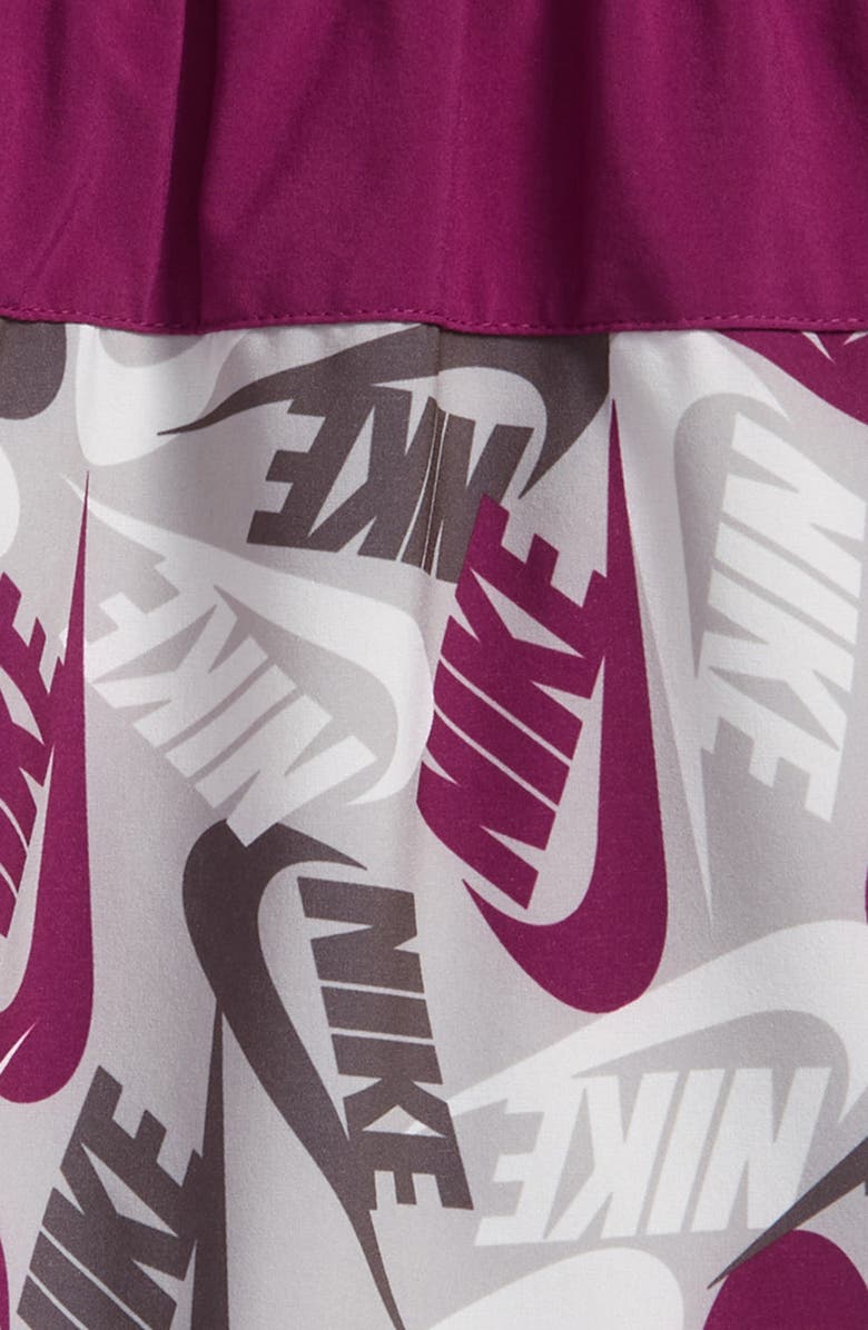 Nike Sportswear Kids' Allover Logo Woven Shorts, Alternate, color, 