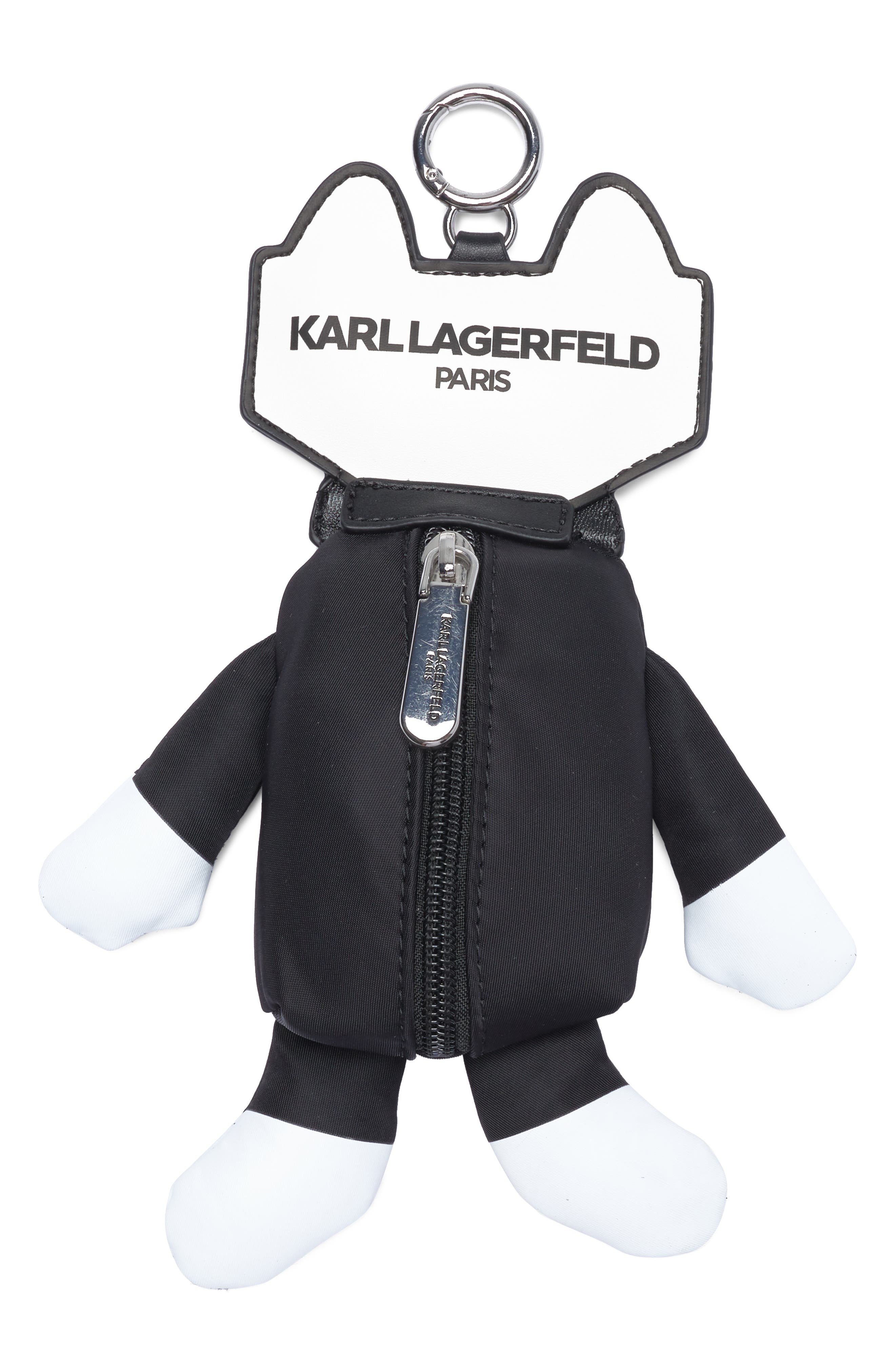 KARL LAGERFELD PARIS Amour Novelty Key Ring, Alternate, color, 