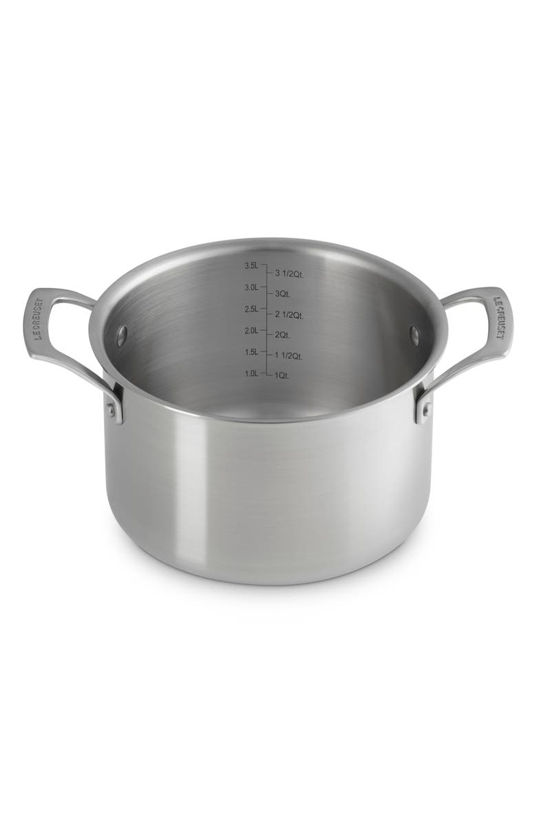 Le Creuset 4-Quart Essential Stainless Steel Stock Pot, Alternate, color, Stainless Steel