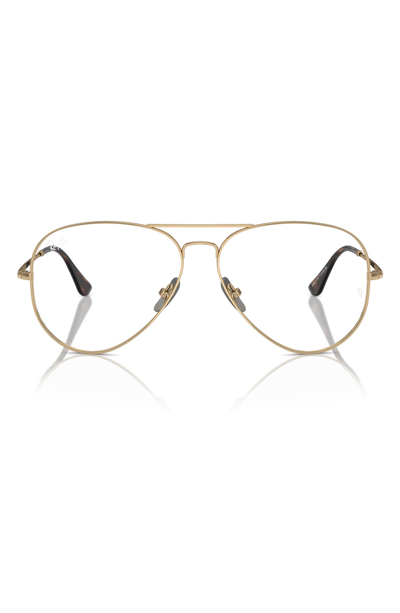 RX8789 58mm Aviator Optical Glasses