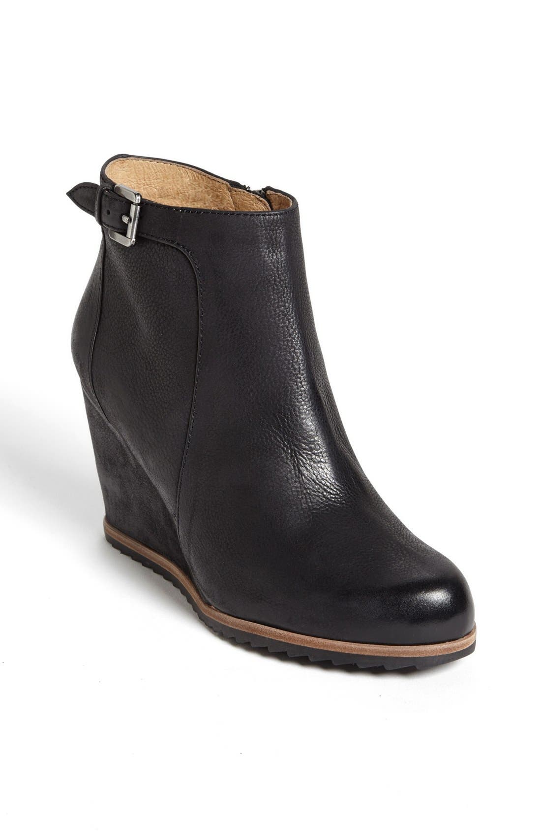 'Alaina' Bootie, Main, color, BLACK
