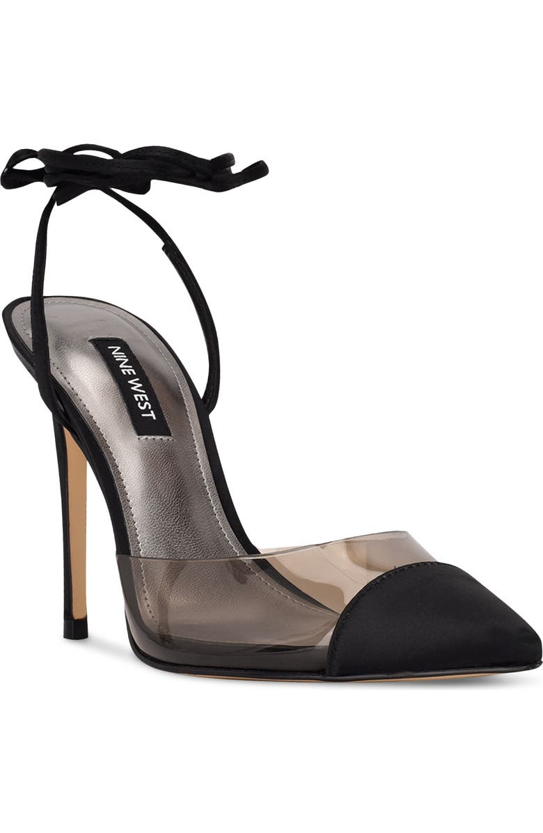 Nine West Ferest Ankle Tie Pointed Toe Pump, Main, color,