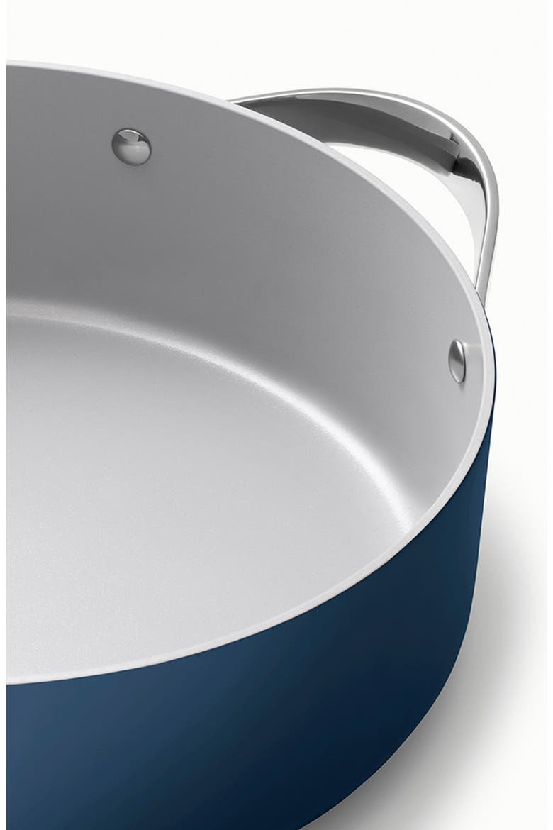 Nonstick Ceramic Rondeau Pan & Lid, Alternate, color, NAVY