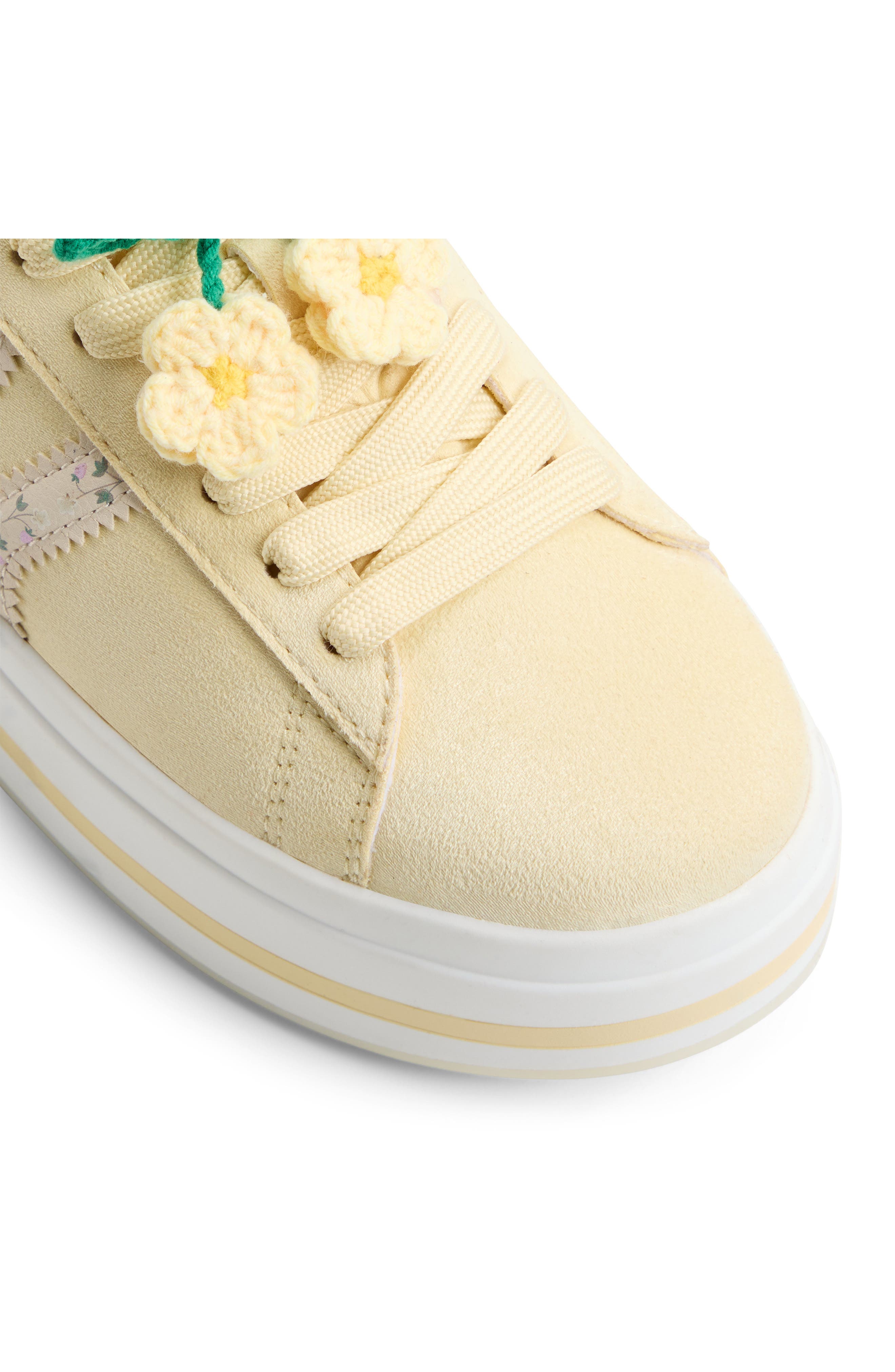 ALDO Paotlan Platform Wedge Sneaker, Alternate, color, Light Yellow